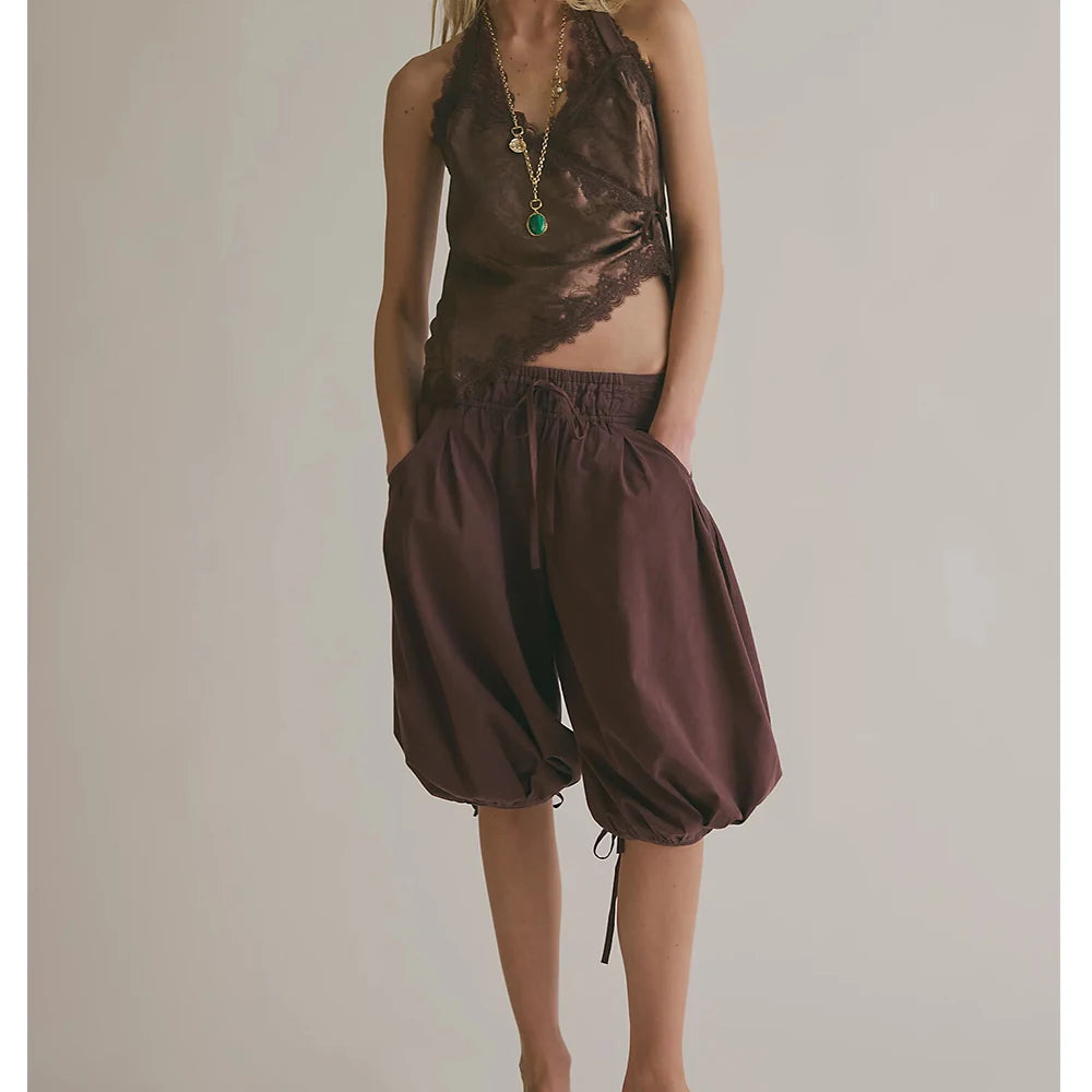 Camisola Satén Encaje Y2K Mujer Verano FYBITBO – Elegante y Sexy
