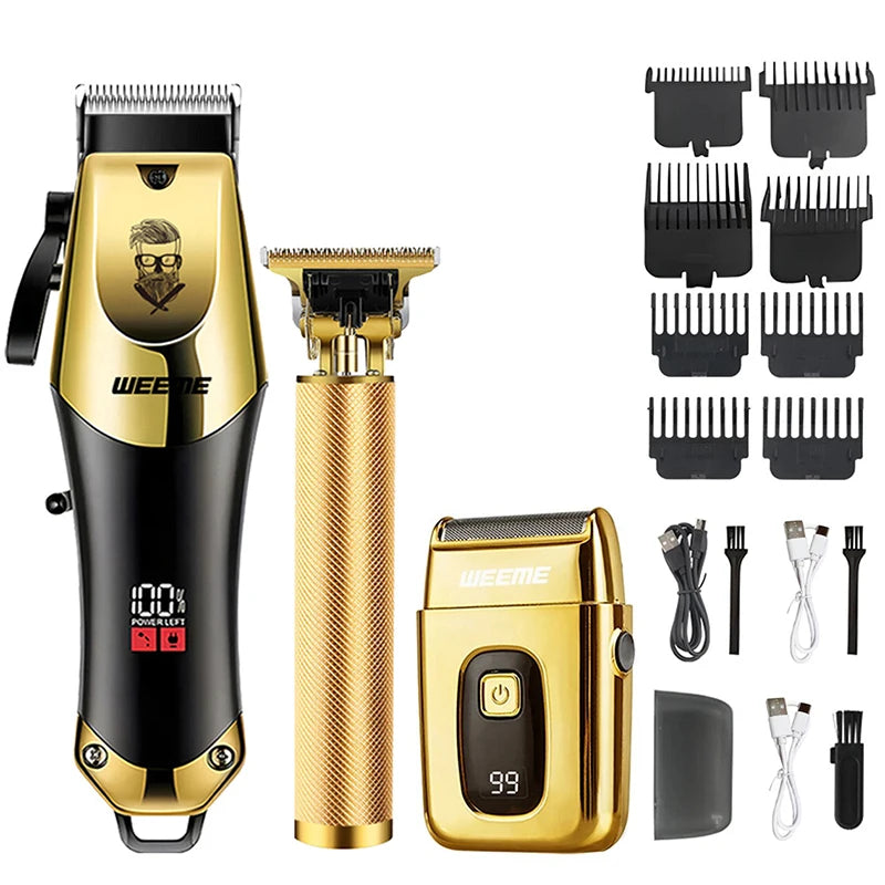 Cortadora T9 Vintage Hombre: Barba, Pelo y Nariz | Recargable
