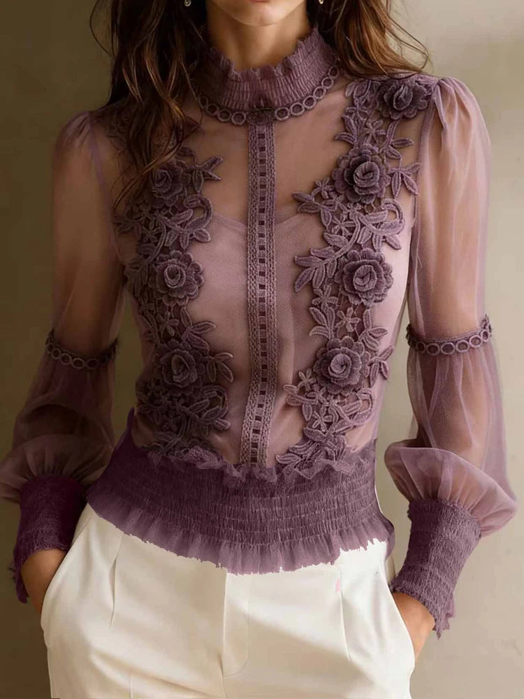 Elegant solid-colored blouse for spring and summer by Corporación Turística, featuring a lightweight, stylish design in grey.