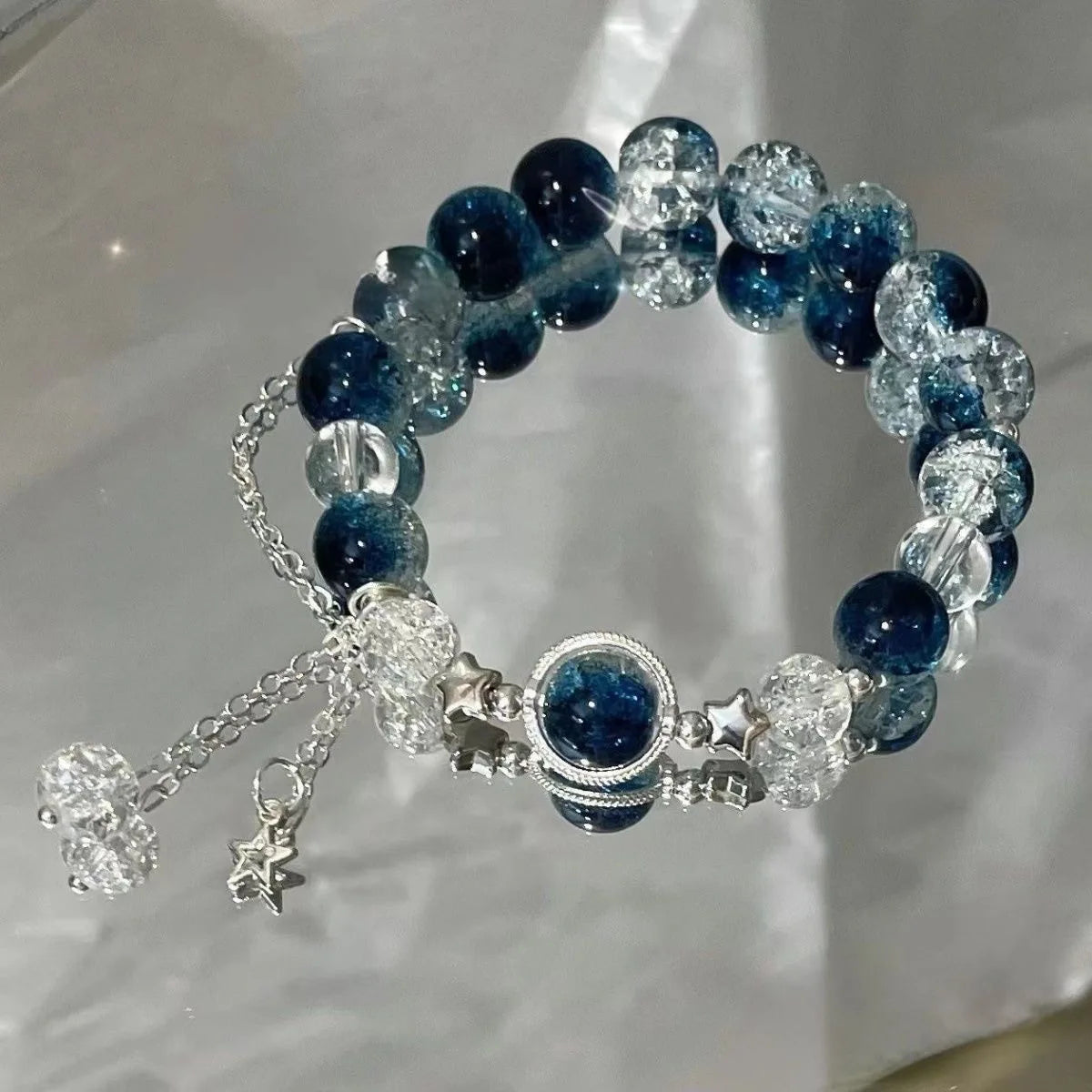 Six imitation diamond silver bracelets from Corporación Turística, featuring sparkling cubic zirconia accents and sleek silver finish.
