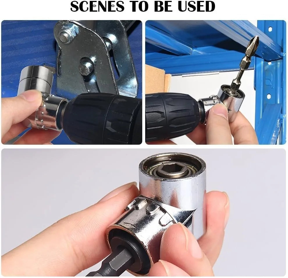 105-degree plug adapter from Corporación Turística, angled electrical tool for easy connection in tight spaces.