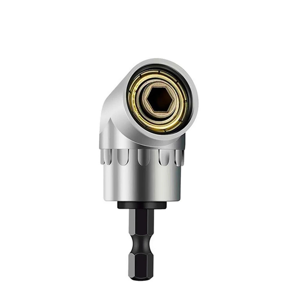 105-degree angle power plug adapter from Corporación Turística, compact and versatile electrical tool for easy connection in tight spaces.