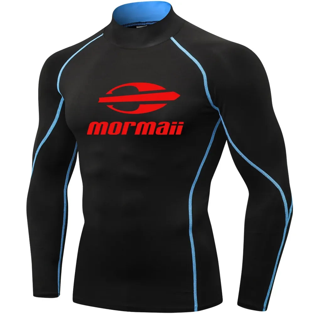 Men's swimming suit and T-shirt by Corporación Turística, featuring a sleek design suitable for water activities.