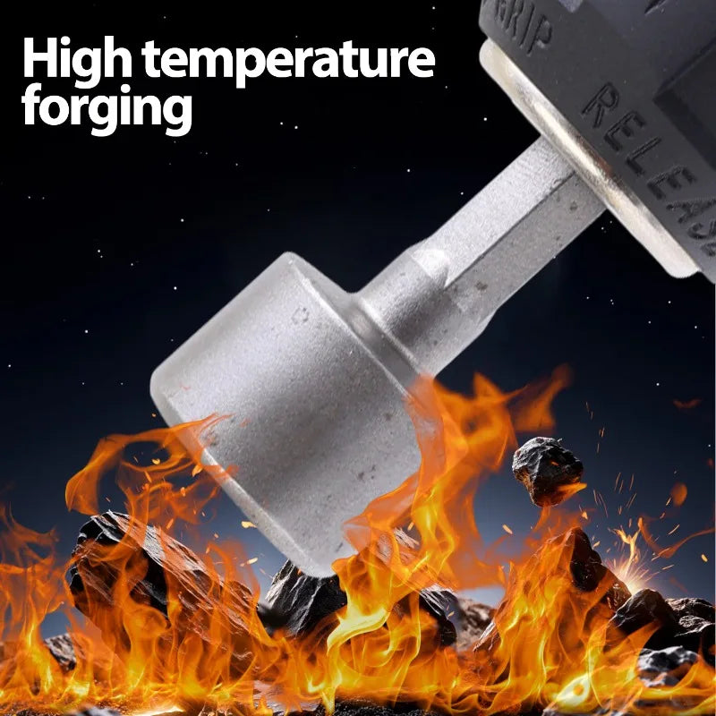 Set of 9/14 hexagonal drill bit tips from Corporación Turística, ideal for precise drilling tasks.