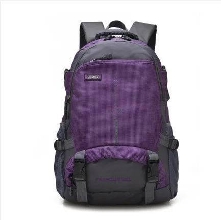 Purple 25L waterproof backpack by Corporación Turística, large capacity bag suitable for outdoor and travel use.