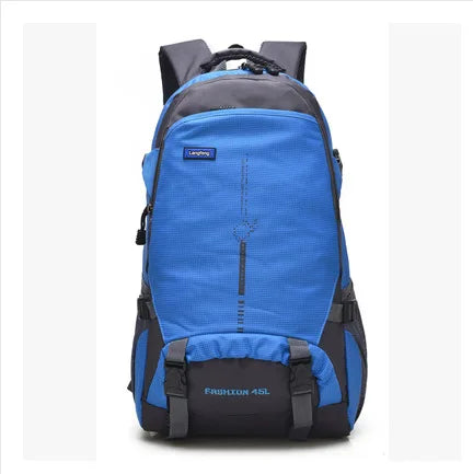 Purple 25L waterproof backpack by Corporación Turística, featuring a large capacity for travel and outdoor activities.