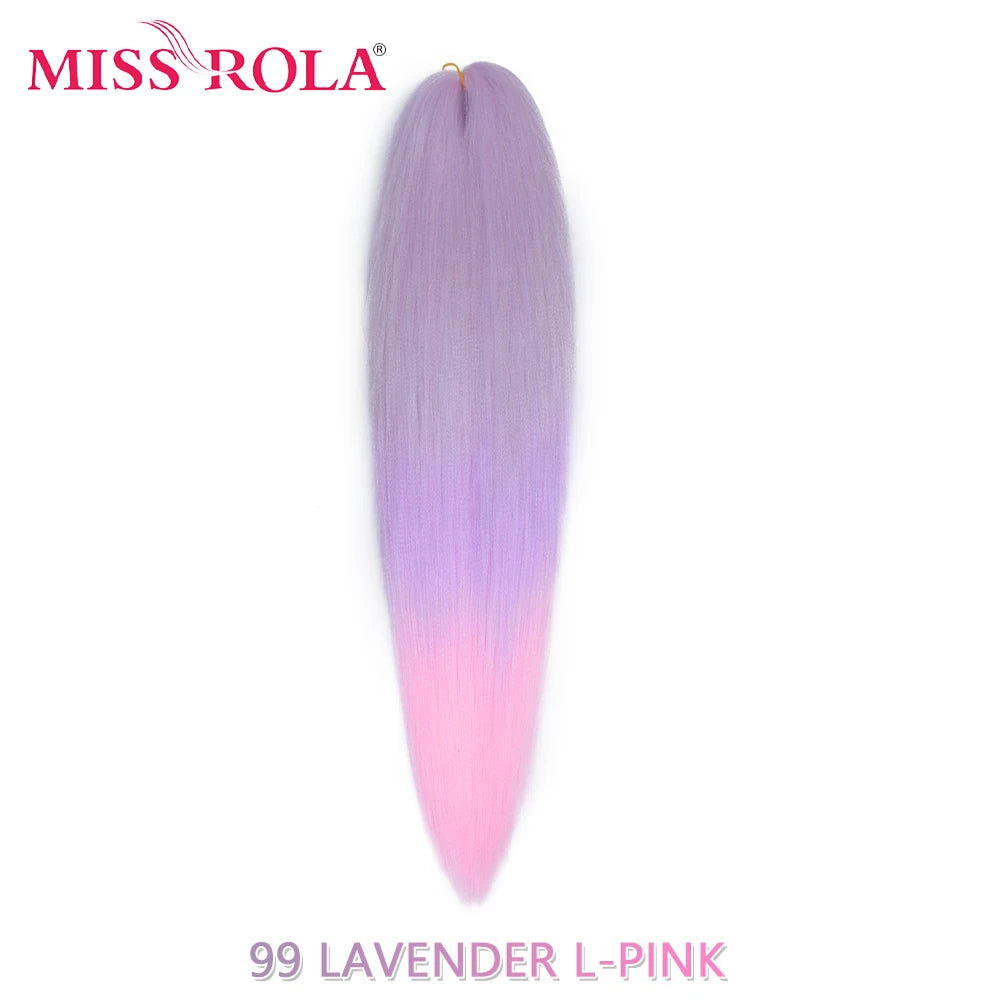 Miss Rola synthetic hair extension, 26 inches long, 75g weight, Kanekalon fiber, ideal for braids and hair styling.