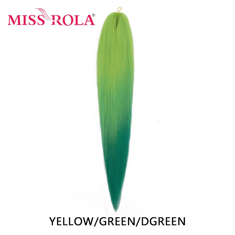 Miss Rola synthetic 26-inch Kanekalon hair extension in 75g, displayed in a close-up image showcasing the textured synthetic fiber.