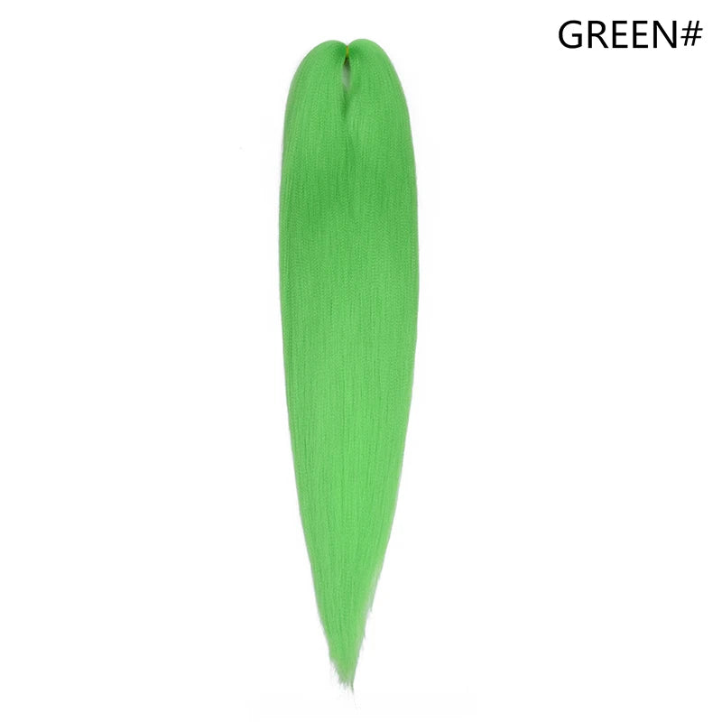 Miss Rola synthetic 26-inch Kanekalon hair extension, 75g, displayed in a close-up image showing the smooth, shiny synthetic fibers.