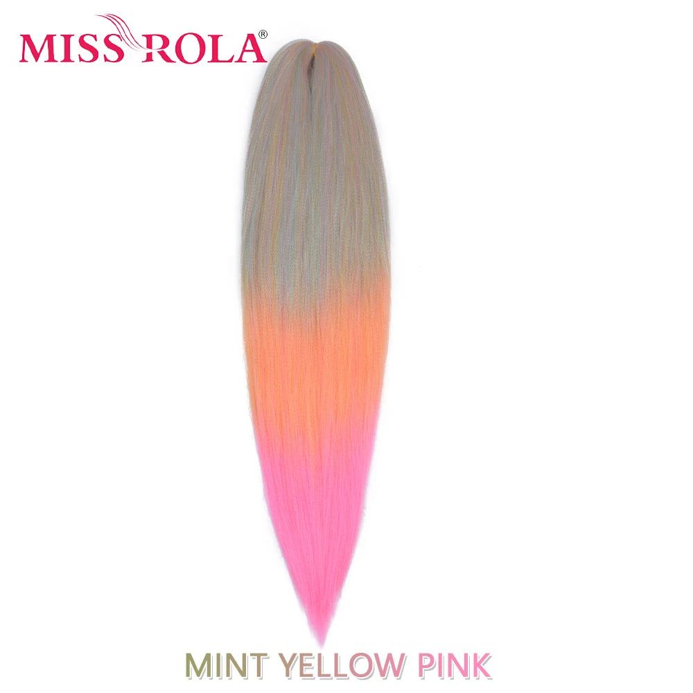 Miss Rola synthetic hair extension, 26 inches long, 75g Kanekalon fiber, displayed in a natural, curly style.