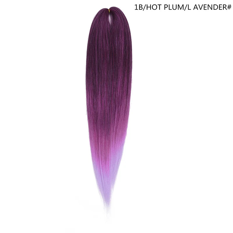 Miss Rola synthetic 26-inch Kanekalon hair extension, 75g, showcased in natural black color, designed for hair styling and braiding.