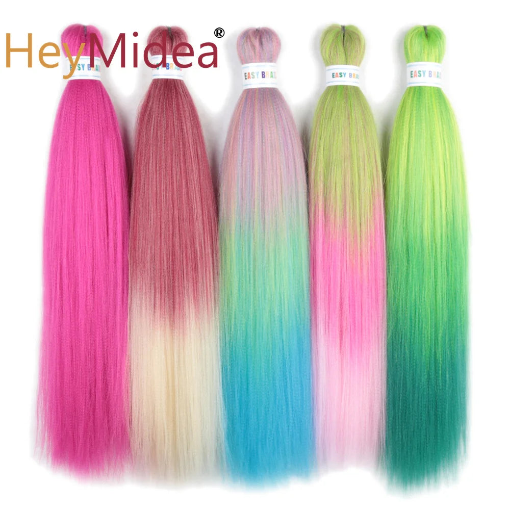 Synthetic 26-inch hair extensions from Corporación Turística, shown in a single pack with long, straight hair.