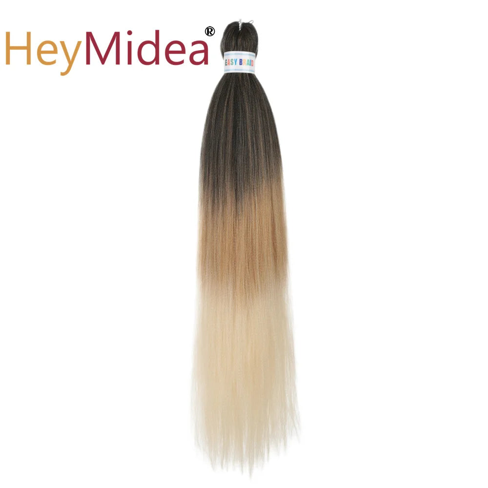 Synthetic 26-inch hair extensions by Corporación Turística, displayed in a single pack with smooth, straight hair.