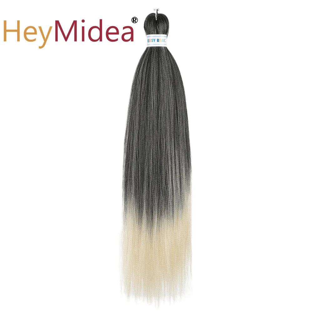 Synthetic 26-inch hair extensions by Corporación Turística, shown in a natural style for train or costume use.