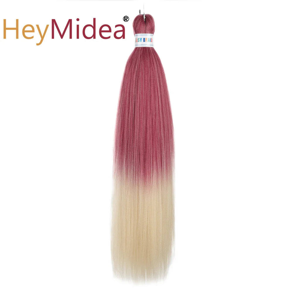 Synthetic 26-inch hair extensions from Corporación Turística, shown in a single pack with straight, shiny strands.