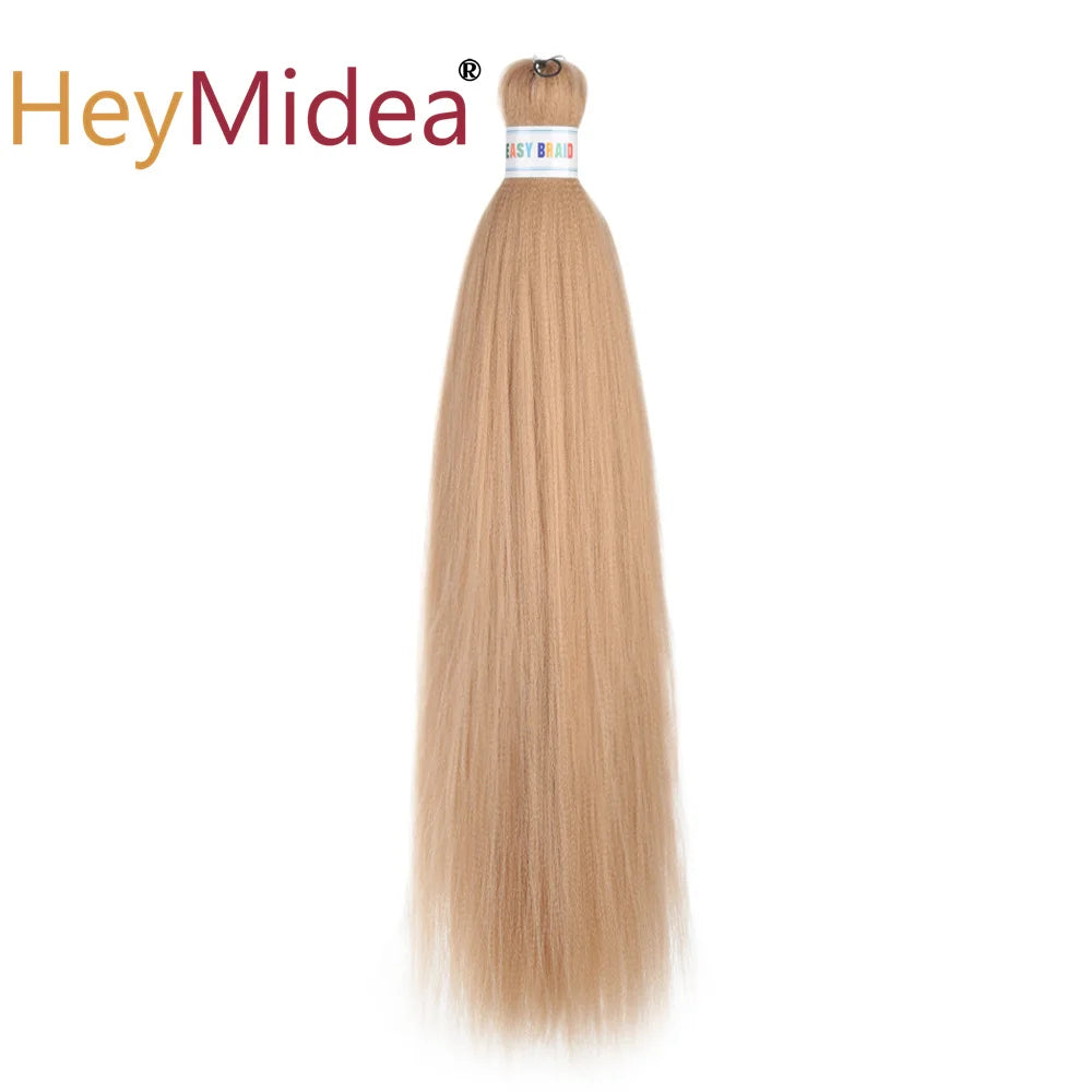 Synthetic 26-inch hair extensions from Corporación Turística, displayed in a single pack with smooth, shiny strands.