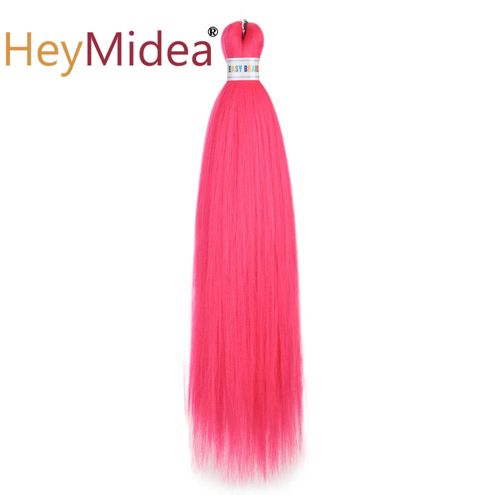 Synthetic 26-inch hair extensions from Corporación Turística, shown in a single pack with long, straight, shiny hair.
