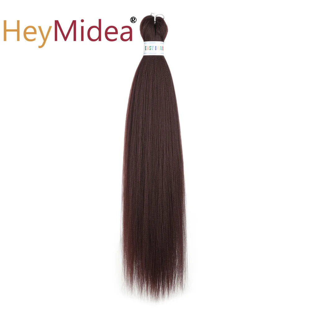 Synthetic 26-inch hair extensions from Corporación Turística, shown in a single pack with smooth, straight hair.