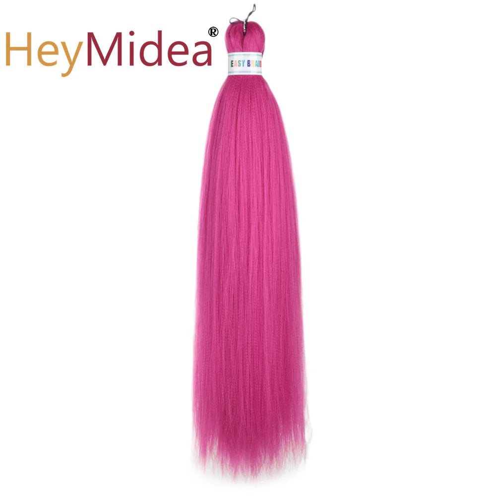 Synthetic 26-inch hair extensions from Corporación Turística, shown in a single pack with long, straight synthetic hair strands.