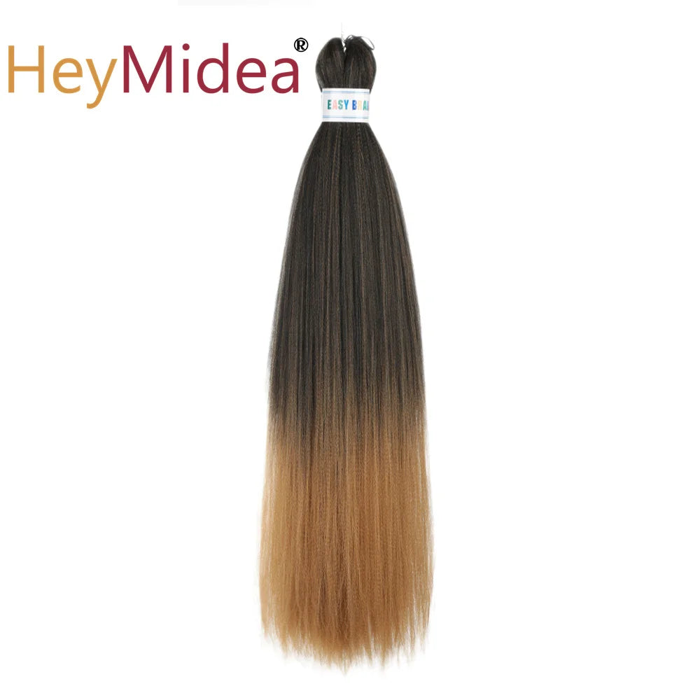 Synthetic 26-inch hair extensions from Corporación Turística, shown in a single pack with long, straight hair strands.