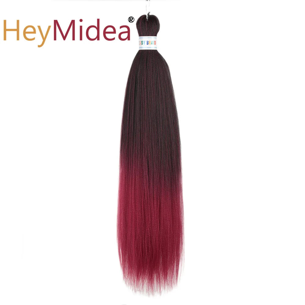 Synthetic 26-inch hair extensions in a single pack from Corporación Turística, showing long, straight, shiny hair strands.