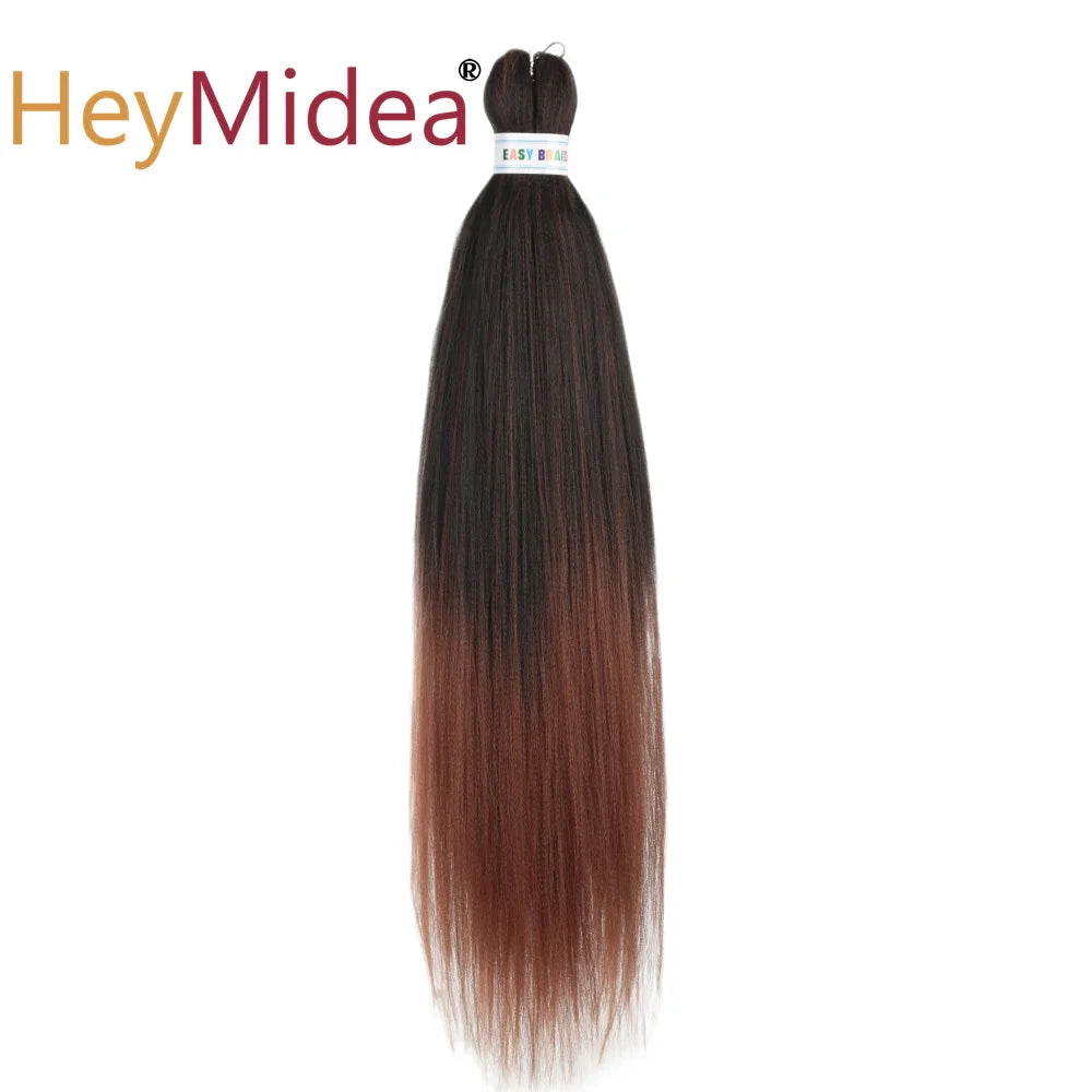 Synthetic 26-inch hair extensions from Corporación Turística, shown in a single pack with long, straight hair strands.