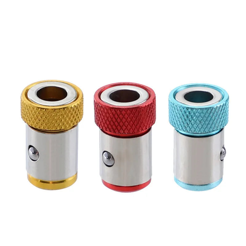 Red universal magnetic ring by Corporación Turística, made of alloy with a sleek design, shown on a white background.