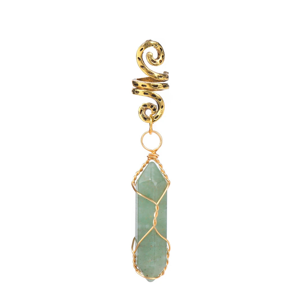 Three natural stone pendant necklaces for women and girls, featuring 4.72-inch stone pendants from Corporación Turística.