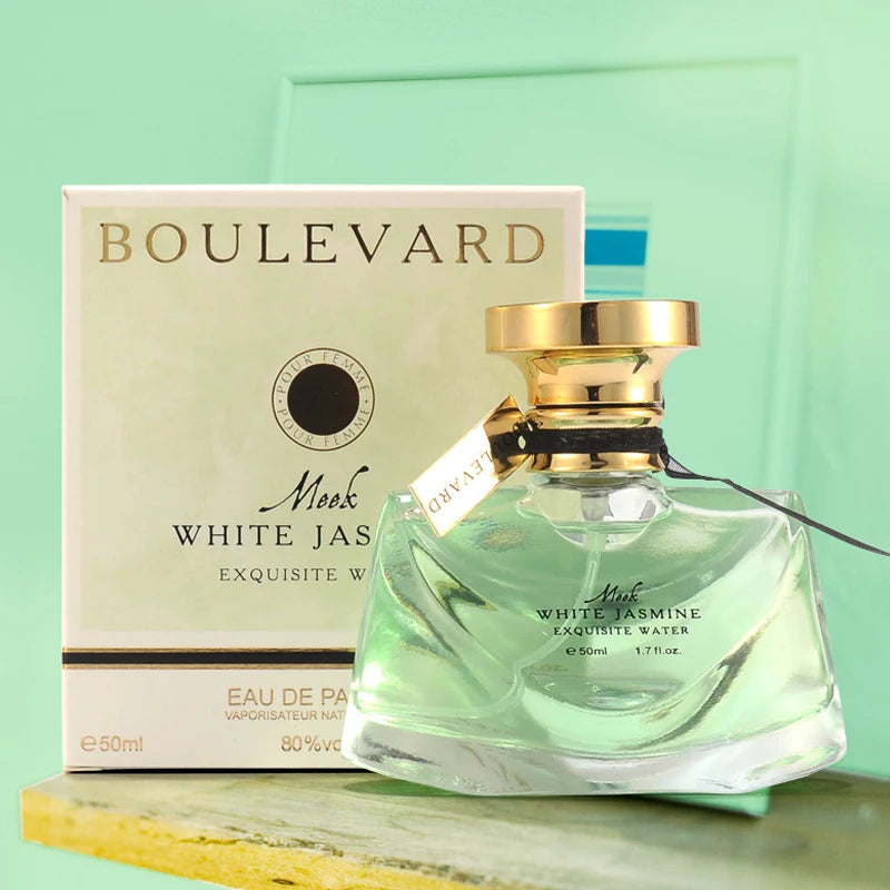 Luxury jasmine nocturne perfume spray by Corporación Turística in a sleek 50ml design, perfect for elegant floral scent.