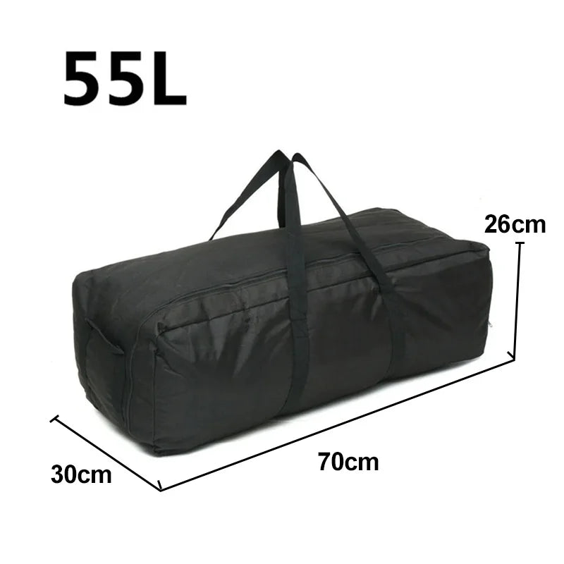 55L camping gear storage bag by Corporación Turística for outdoor camping and travel organization.