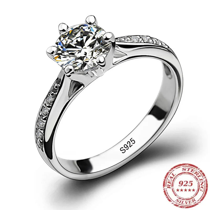 Elegant silver 925 sterling ring for women, featuring a classic design with a luxurious finish, by Corporación Turística.