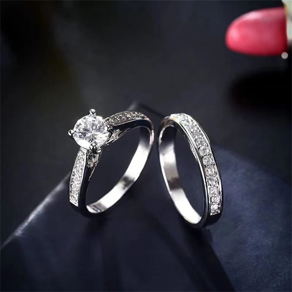 Sterling silver 925 ring with zirconia inlays, showcasing intricate craftsmanship and sparkling gemstone accents.