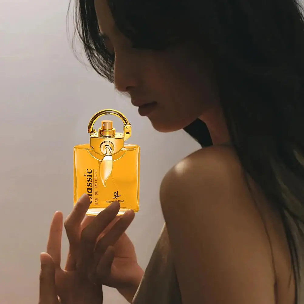 Arabesque woody fragrance EDP by Corporación Turística, long-lasting Arabic perfume bottle with elegant design.