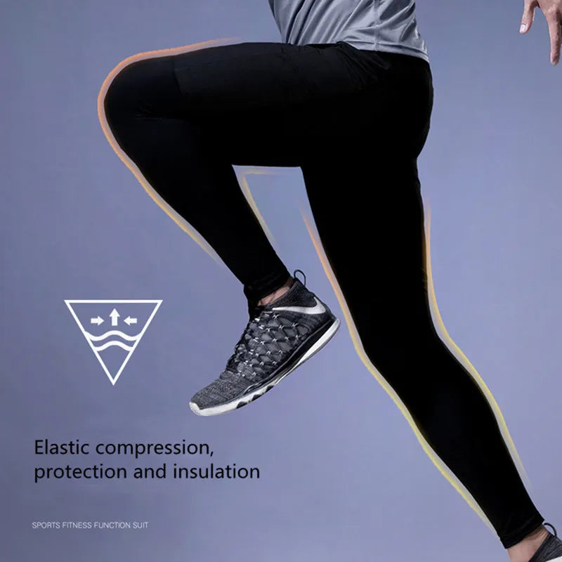 Male compression sportswear set from Corporación Turística, includes a fitted athletic suit for active men.