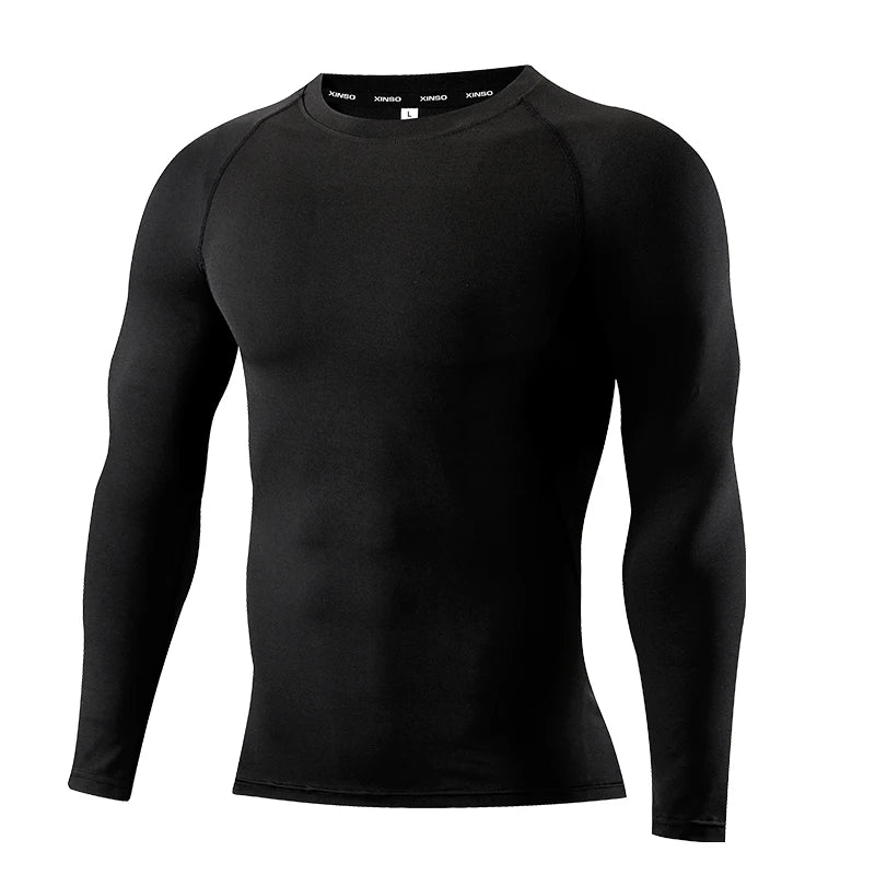 Men's compression sports set by Corporación Turística, includes a performance athletic suit for active wear and training.