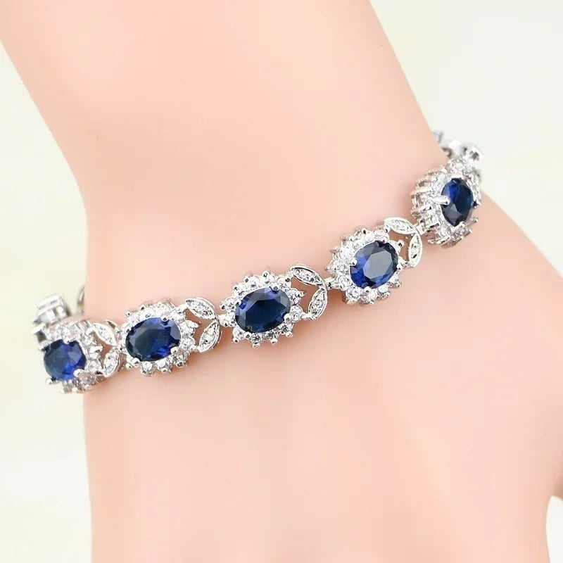 Elegant rainbow crystal gemstone bracelet by Corporación Turística featuring colorful, fashionable gemstone beads for stylish wear.