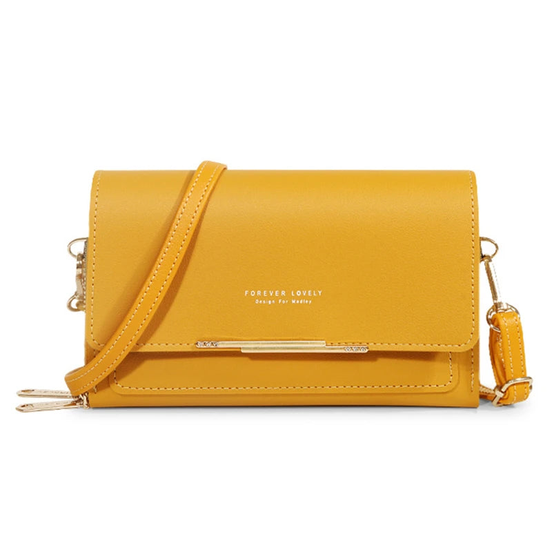 Sky blue Korean style women's handbag with large capacity, elegant and informal, ideal for carrying mobile phones and essentials.