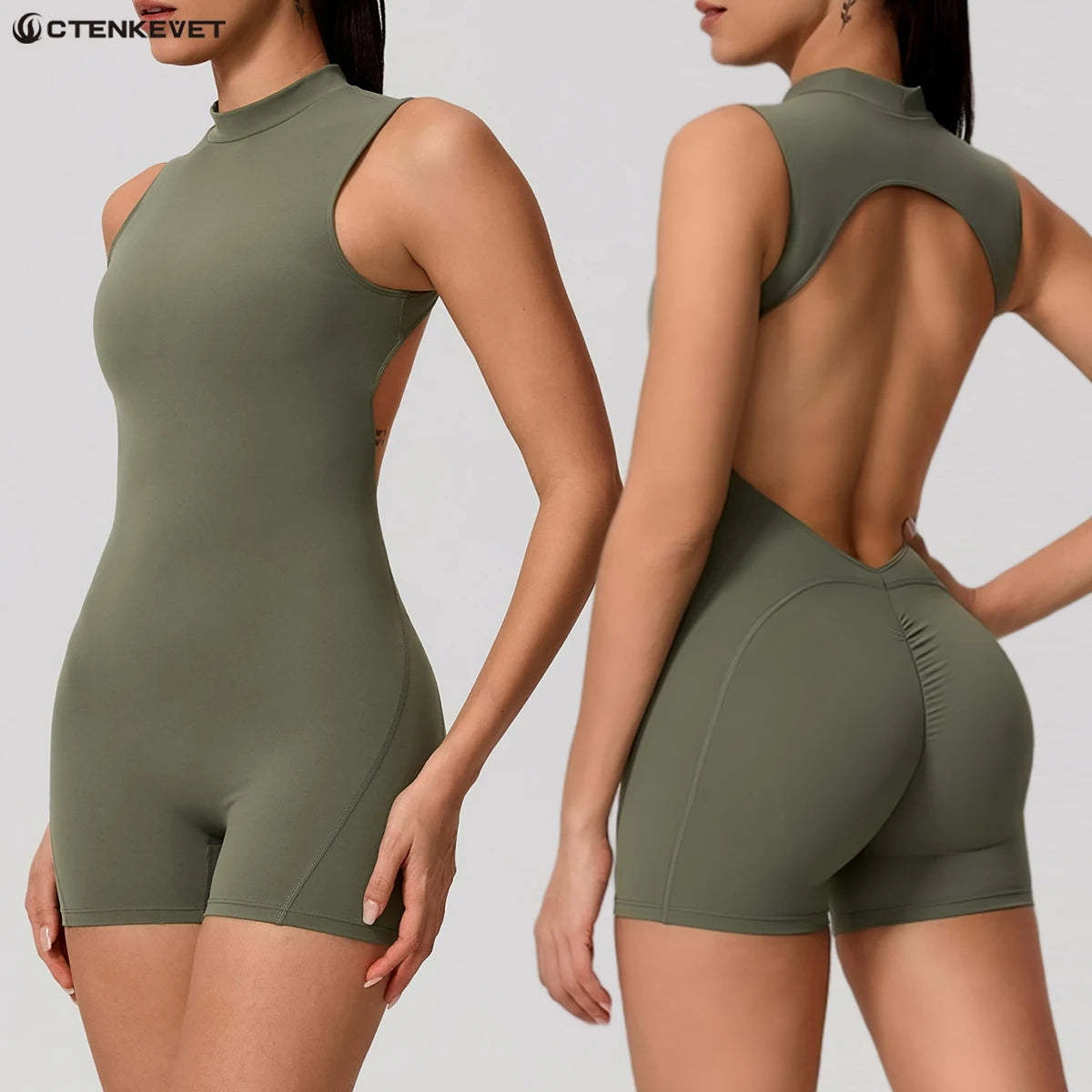 Nuevo verano deportivo para mujer, sin mangas, en color durazno, de la marca Corporación Turística, con diseño cómodo y moderno.