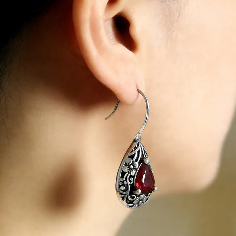 Sterling silver 925 geometric earrings for women, stylish silver pendientes de plata de ley 925, modern jewelry accessory