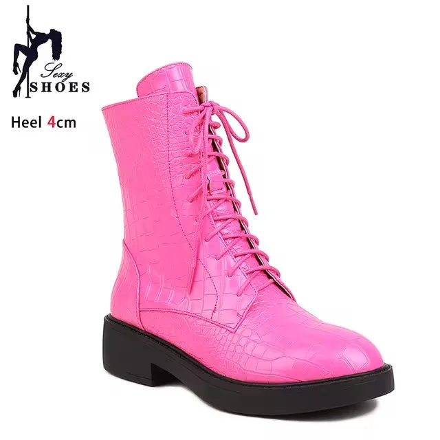 Nuevas mujer botas con cremallera lateral de Corporación Turística, estilo elegante y cómodo para uso diario.