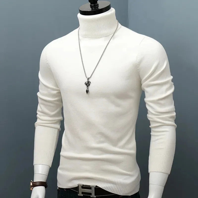 Blue thick and warm men's winter sweater from Corporación Turística, 3XL size, suitable for 78-90kg weight.