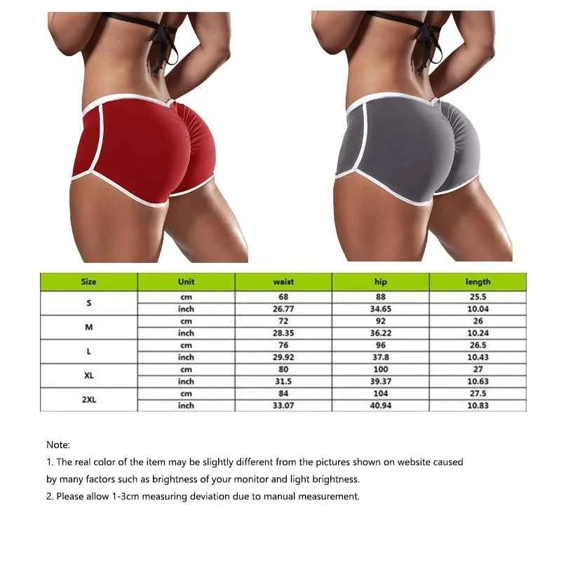 Blue low-rise women's sports shorts from Corporación Turística, made of breathable athletic fabric, perfect for active wear.