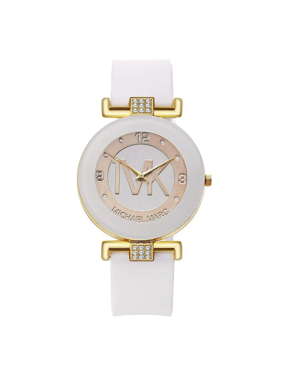 Classic fashion quartz watch with a large dial from Corporación Turística, featuring a sleek design and clear time display.