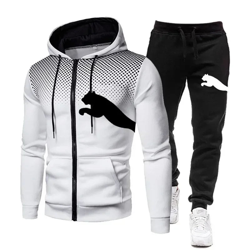 Corporal Turística beige hoodie set with a hood, featuring a comfortable, casual design, shown in a large size image.