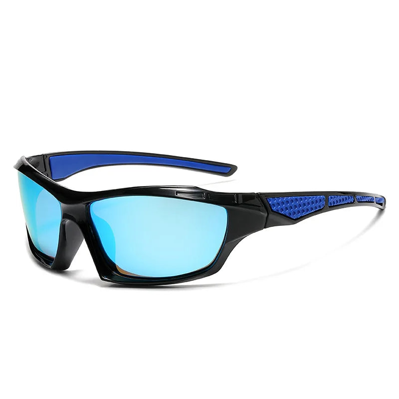 Unisex black 2026 night vision sports glasses by Corporación Turística, designed for outdoor activities and enhanced visibility.