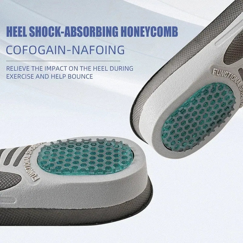 Unisex orthotic arch support insoles by Corporación Turística, black color, designed for plantar fasciitis, size EU 41-46.