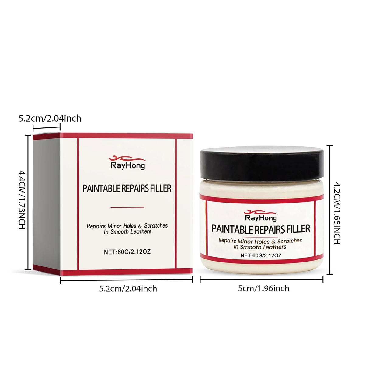 Black leather restorer paste from Corporación Turística, 60 ml, natural filler for repairing and restoring leather items.