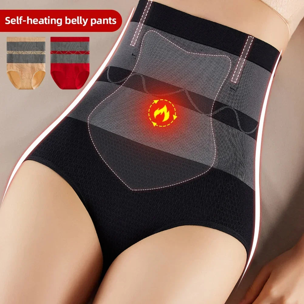 High-waisted slimming panties for women, black, from Corporación Turística, with a shaping and compression fit.