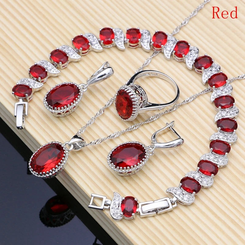 Natural silver jewelry set for women featuring a pendant, crafted from 925 sterling silver, with detailed design elements.