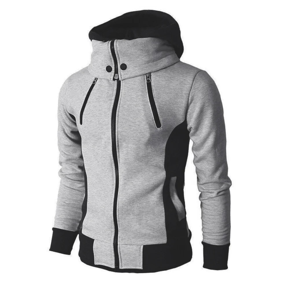 Men's casual zip-up jackets from Corporación Turística, stylish white outerwear with a front zipper for everyday wear.